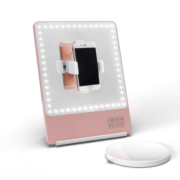 RIKI SKINNY w/ 10x Magnifying Mirror - Rose Gold