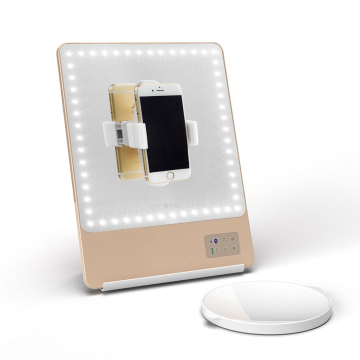 RIKI SKINNY w/ 5x Magnifying Mirror - Champagne Gold